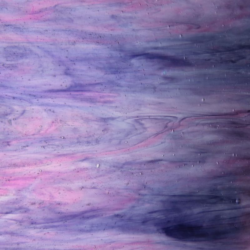Glass Plate Violet Magenta Wispy
