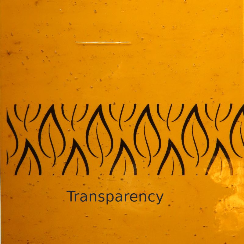 Glass Plate Amber