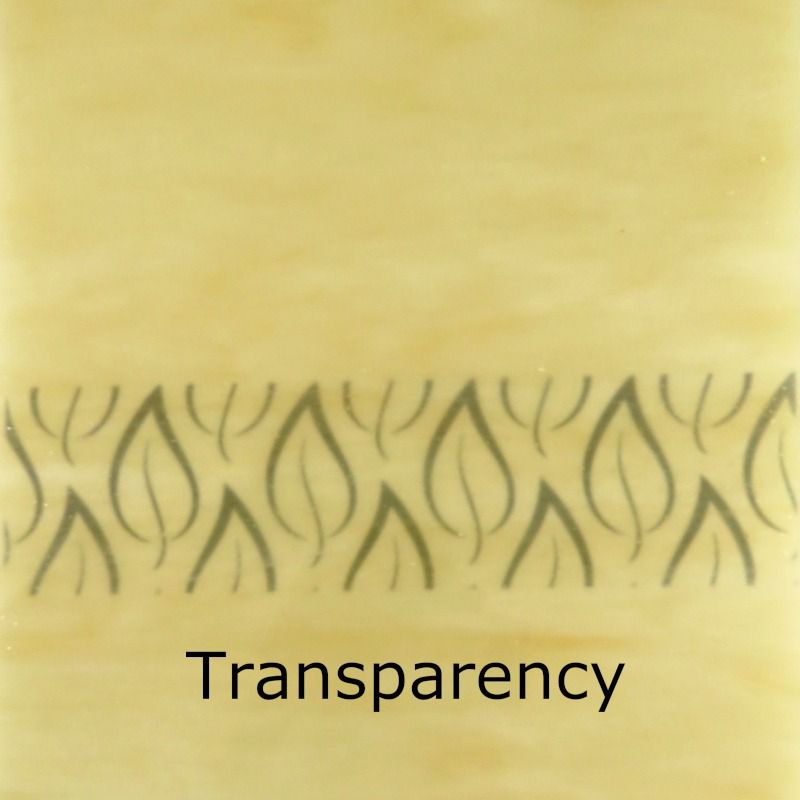 Plaque de Verre Corail Vaporeux (Wissmach 567)