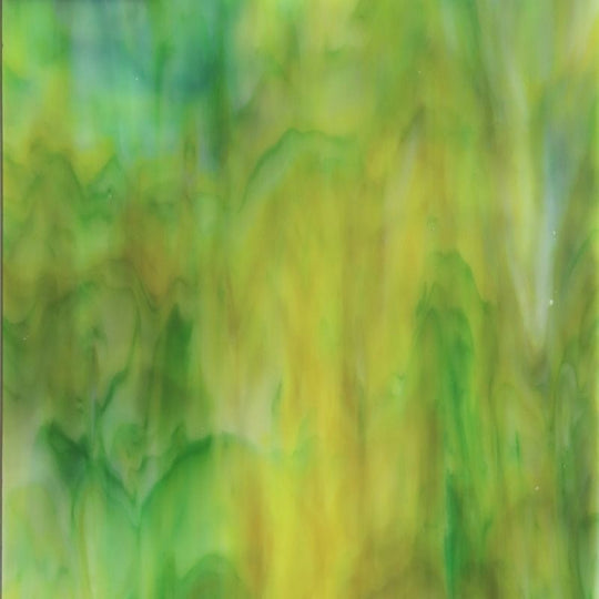 Lastra di vetro giallo-verde