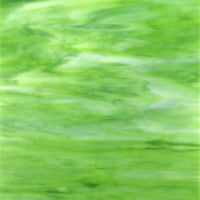 Plaque de verre citron vert rayée
