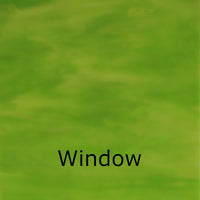 Plaque de verre citron vert rayée