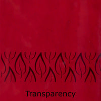 Plaque De Verre Rouge Cerise Vif
