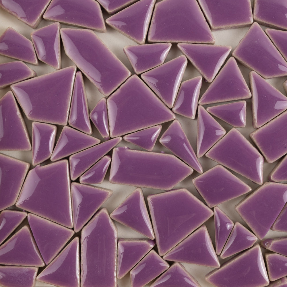 Mini Keramik-Puzzles violett