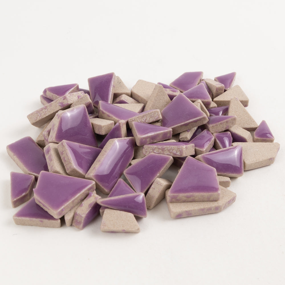 Mini Keramik-Puzzles violett