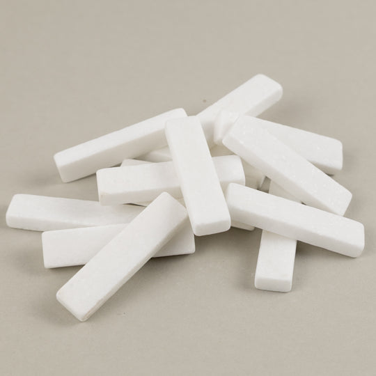 Bastoncini di marmo Bianco Cristallo