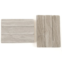 Marble Rods Woodgrain White