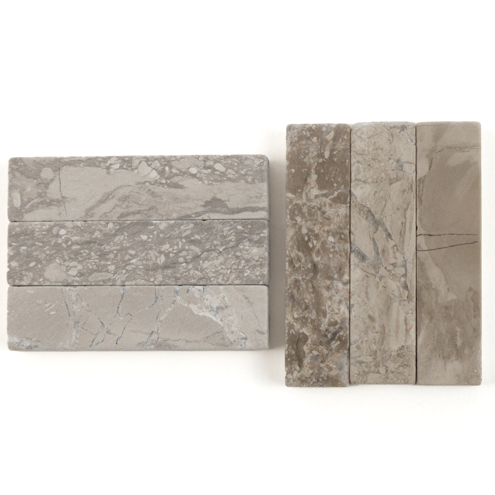 Bastoncini di marmo Venatura del Legno Grigia