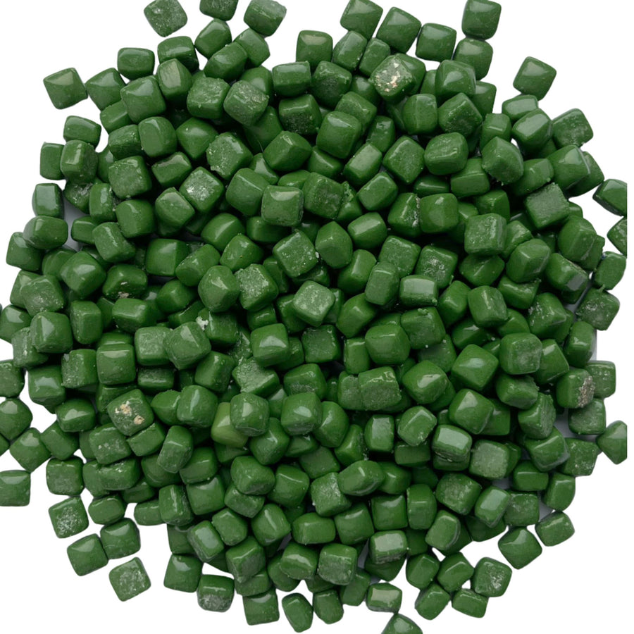 Micro Mosaico di Vetro 4,8mm Verde Invernale