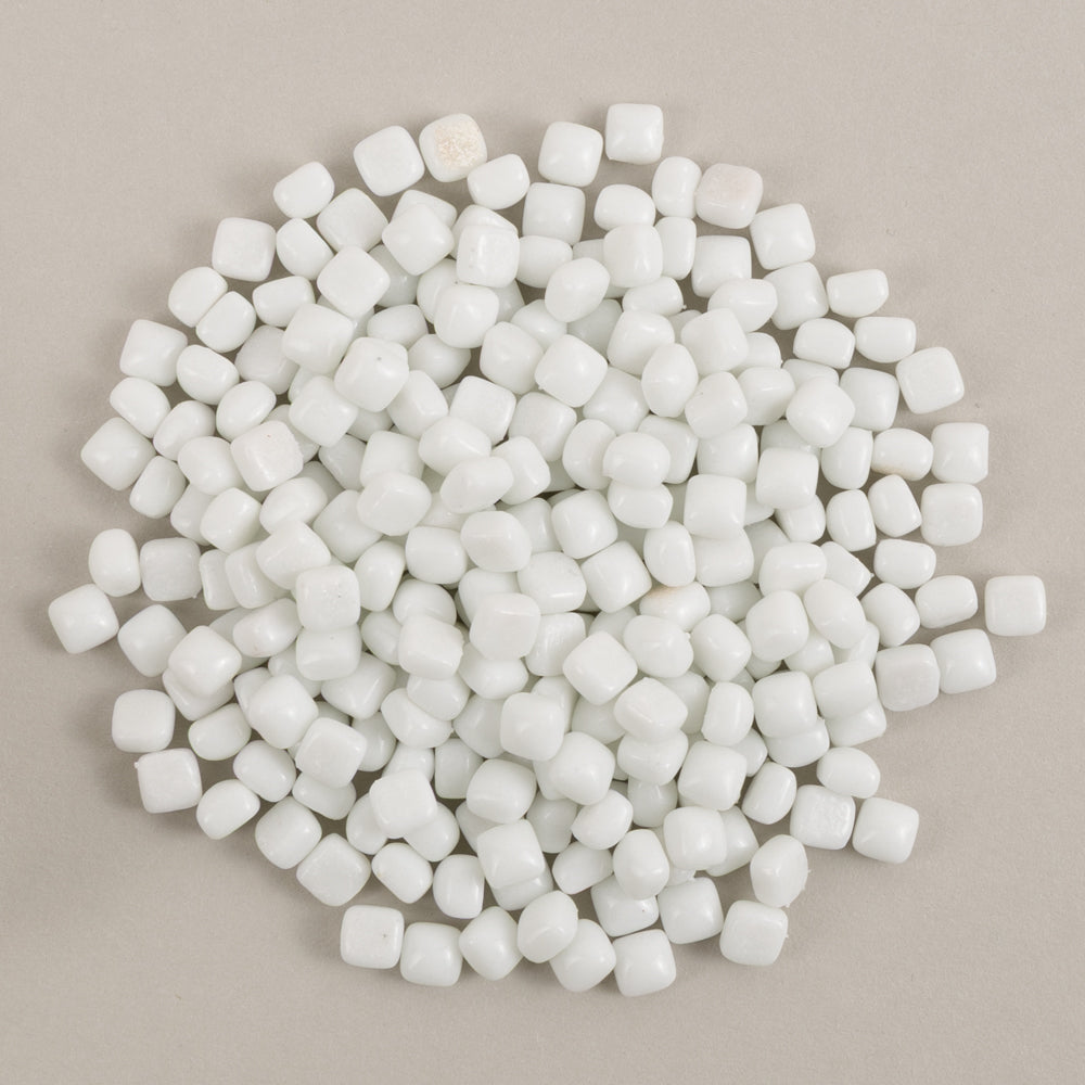 Micro Mosaico de Vidrio 4,8mm Blanco