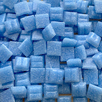 Glass Mosaic Tiles 10mm Ice White (loose)