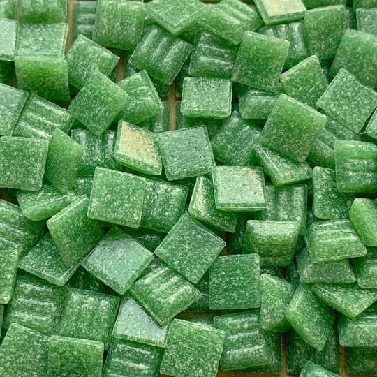 Mosaico de vidrio 10 mm Verde Hoja (suelto)