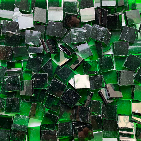 Mosaico di vetro Tiffany Glacier 15mm – Smeraldo