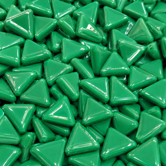 Mini Glasmosaik Dreieck Fichtengrün