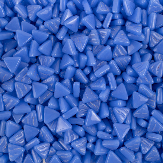 Mini Glasmosaik Dreieck Blau