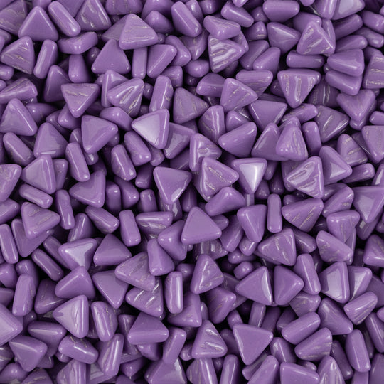 Mini mosaïque en verre triangle Magenta