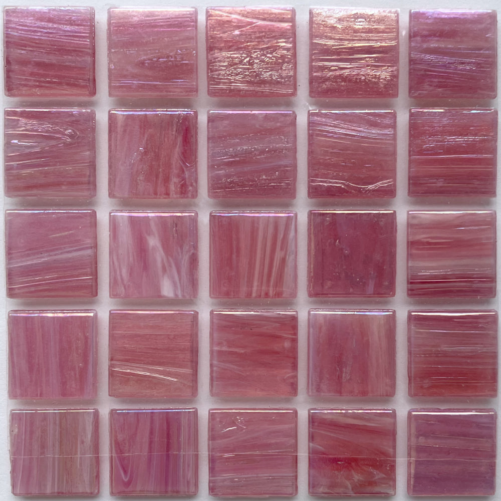Iridescent Glass Mosaic 20mm Double Bubble