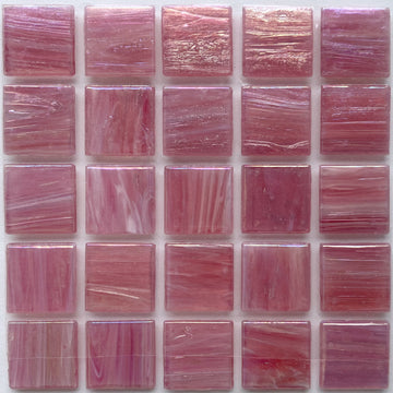 Glasmozaiek Iriserend 20mm Bubbelgum