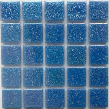 Glasmozaiek Iriserend 20mm Hemelsblauw