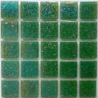Iridescent Glass Mosaic 20mm  Lush