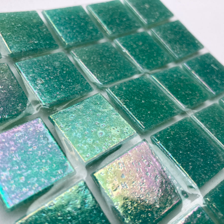 Mosaico di vetro iridescente 20mm Oceano