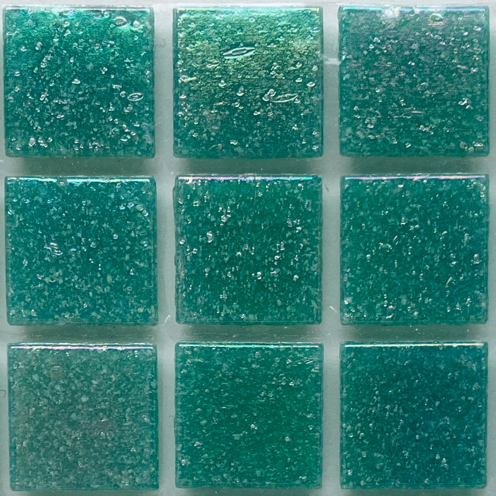 Mosaico di vetro iridescente 20mm Oceano