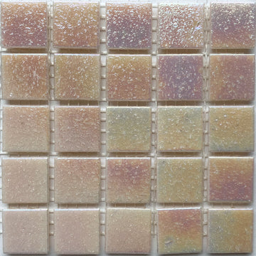 Glasmozaiek Iriserend 20mm Perzik