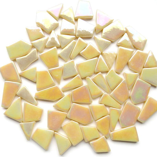 Ottoman Puzzle Irisierend  Creme