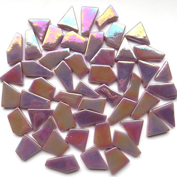 Ottoman Puzzle Irisé Lilas
