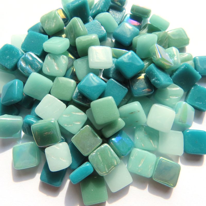 Ottoman 8mm Mix Ciano