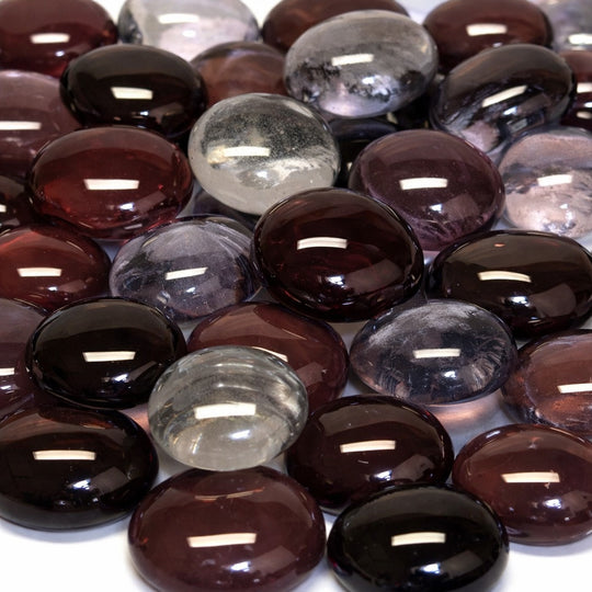 Billes de Verre  16-20 mm Violet Mix