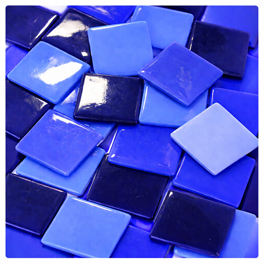 Pâte de Verre 25mm Blu Mix