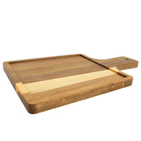 Planche à découper incrustée : Acacia 18 x 30 cm