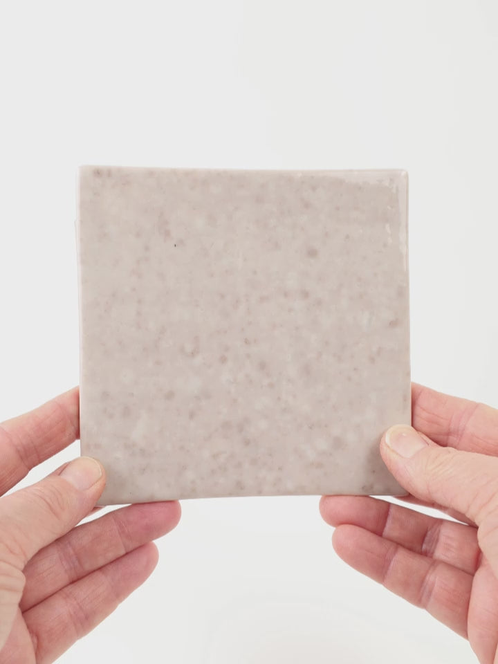 Video showing Morasutti Smalti mosaic tile – taupe – 11.5 x 11.5 cm, rotated to show full tile