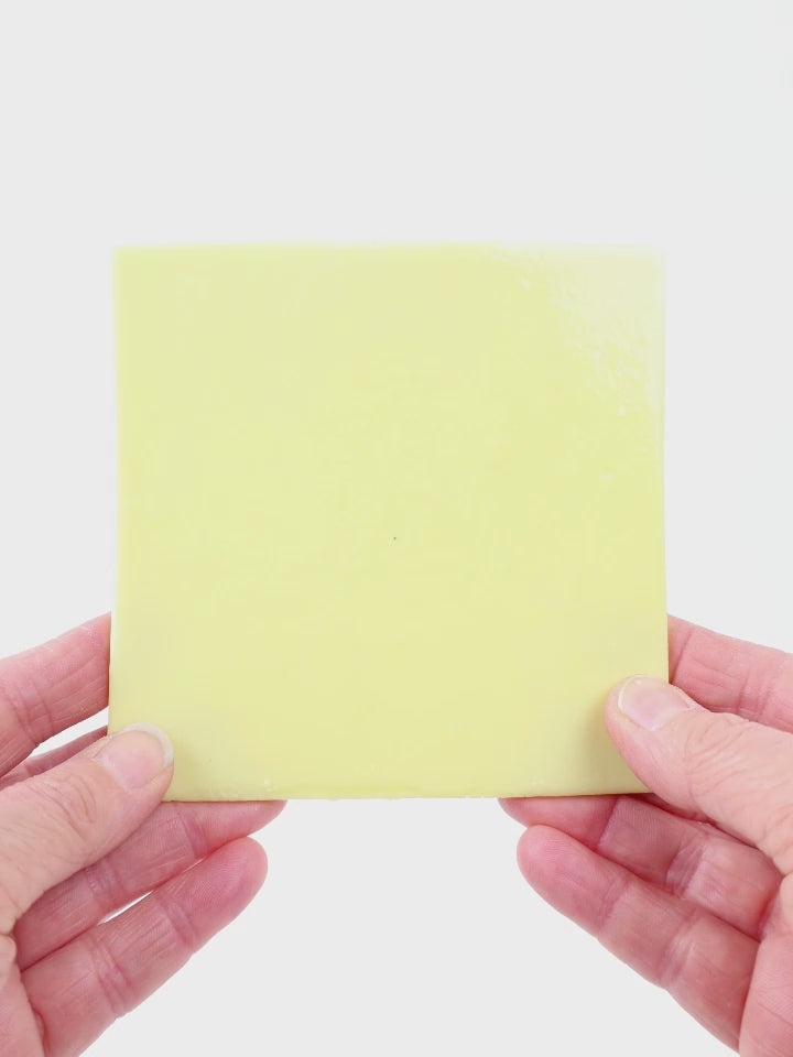 Video showing Morasutti Smalti mosaic tile – yellow – 11.5 x 11.5 cm, rotated to show full tile