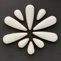Gouttes de Céramiques  Blanc