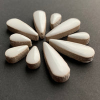 Gouttes de Céramiques  Blanc