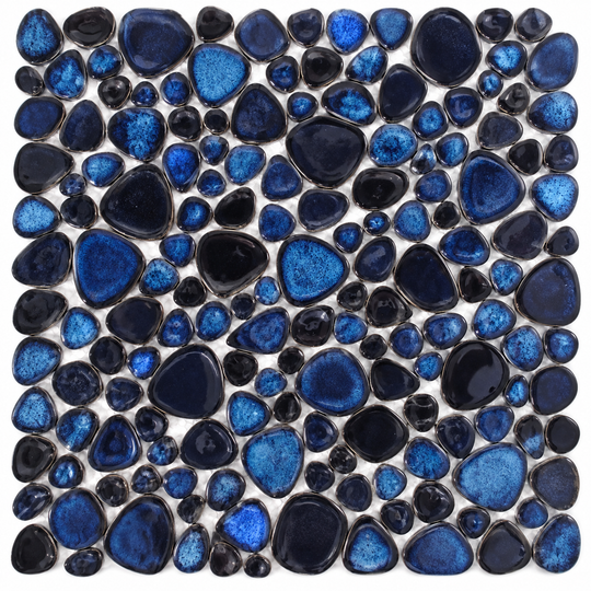 Galets Japonais  Bleu Profond