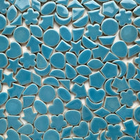 Verre Mosaique - glass mosaic -Glasmosaik-glasmozaïek-Charms Blauw - mosaicshop