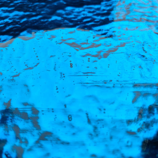 Coloured Mirror Peacock Blue