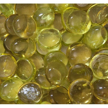 Glass Nuggets 16-20mm  Yellow Crystal