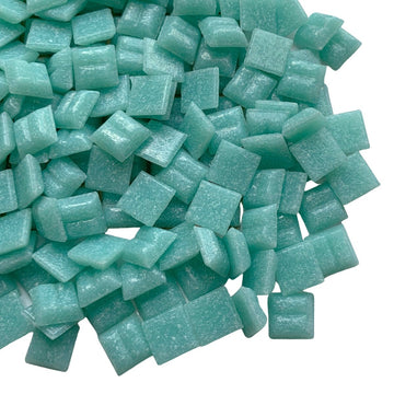 Verre Mosaique - glass mosaic -Glasmosaik-glasmozaïek-Glasmozaiek 10mm Caraïbisch Blauw - mosaicshop