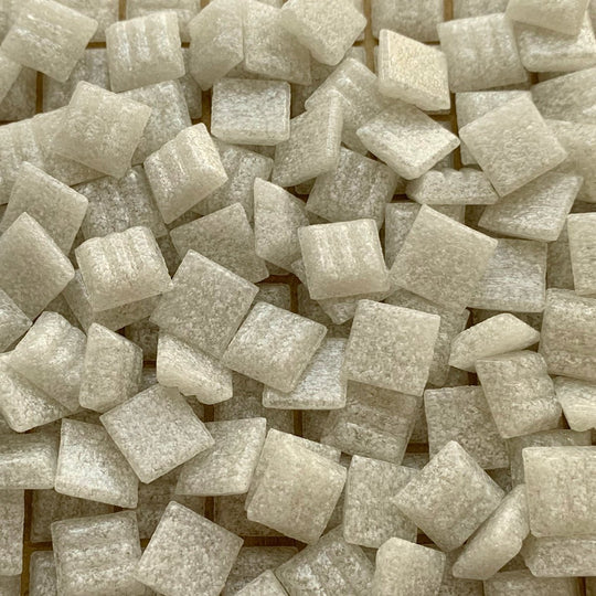 Glasmosaik 10mm  Grau