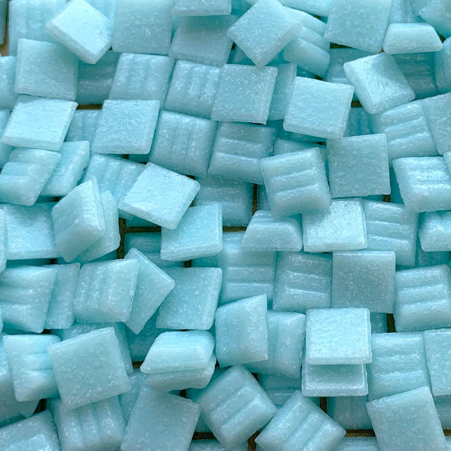 Verre Mosaique - glass mosaic -Glasmosaik-glasmozaïek-Glasmozaiek 10mm Licht Water - mosaicshop