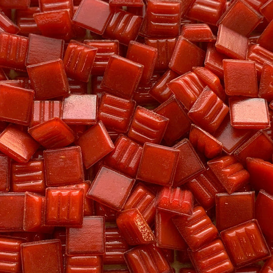Pâtes de Verre 10mm  Rouge