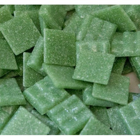 Mosaico di vetro 20mm Verde foglia