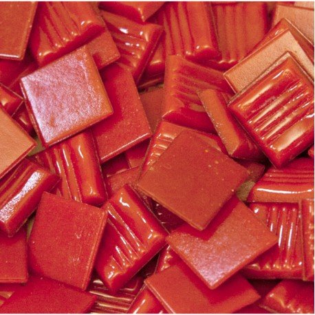 Mosaico di vetro 20mm Rosso