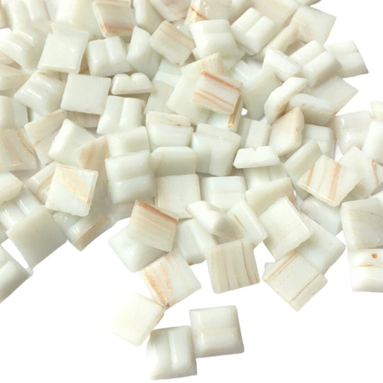 Mosaico di vetro con venature dorate 10mm  Ultravioletto oro bianco