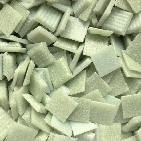 Verre Mosaique - glass mosaic -Glasmosaik-glasmozaïek-Glasmozaiek Murano 20mm Ijsgroen - mosaicshop