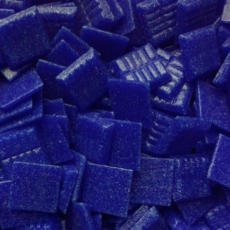 Verre Mosaique - glass mosaic -Glasmosaik-glasmozaïek-Glasmozaiek Murano 20mm Kobalt - mosaicshop